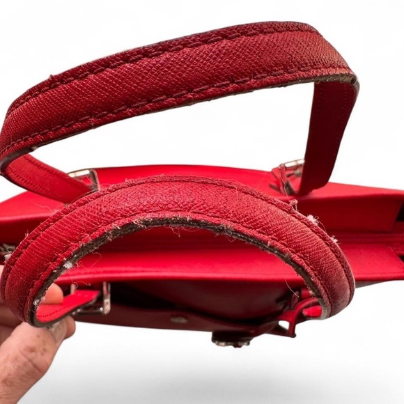 Michael Kors Jet Set Red Tote Bag Shoulder Bag MK - Picture 7 of 9